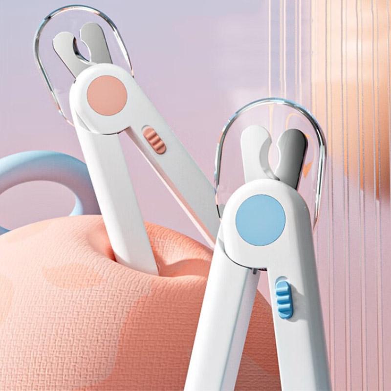 Led Light Pet Nail Clipper Cutter Professional Stainless Steel Safe Scissors For Dog Cat Claw Grooming Supplies