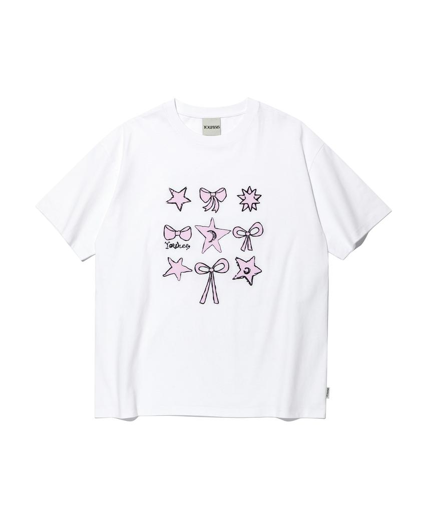YOUHEE Youhee Star Graphic T-Shirts White