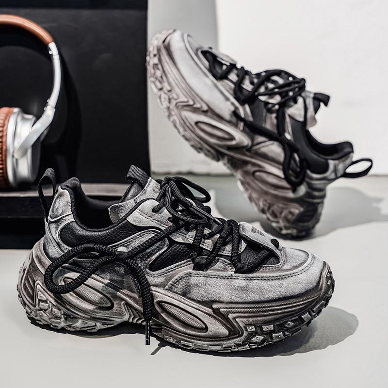 Nowa Moda Męskie Cztery Pory Roku Wygodne Buty na Grubej Podeszwie Studenci Chłopcy Modne Miękka Podeszwa Oddychające Casualowe Sneakersy do Biegania