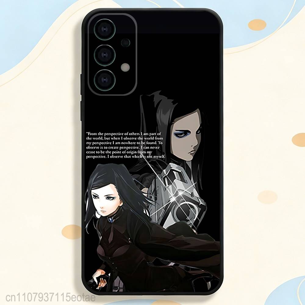 Anime E-ergo P-Proxy Phone Case For Samsung S25,S26,S24,S21,S22,S23,S30,Ultra,S20,Plus,Fe,Lite,5G Black Cover