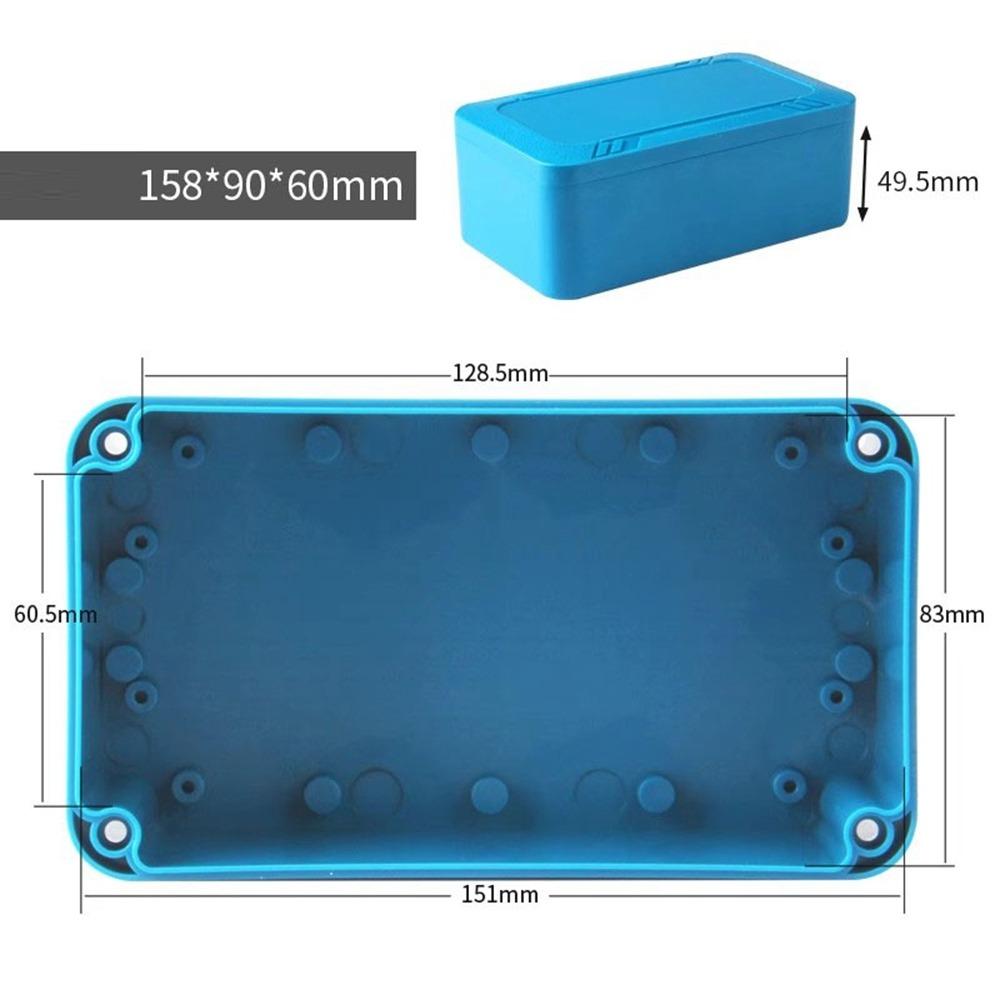IP67 Waterdichte Behuizing Aansluitdoos ABS Kunststof Blauwe Kleur Elektronische Projectbehuizing Elektrische Projectdoos