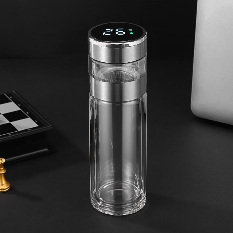 Smart Tea Infuser Thermos with Temperature Display