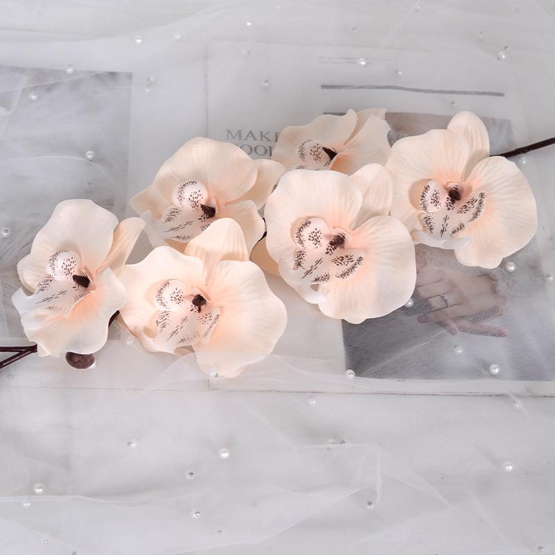 Phalaenopsis Simulation Multicolour Flower Bouquet  For Home And Decor Event