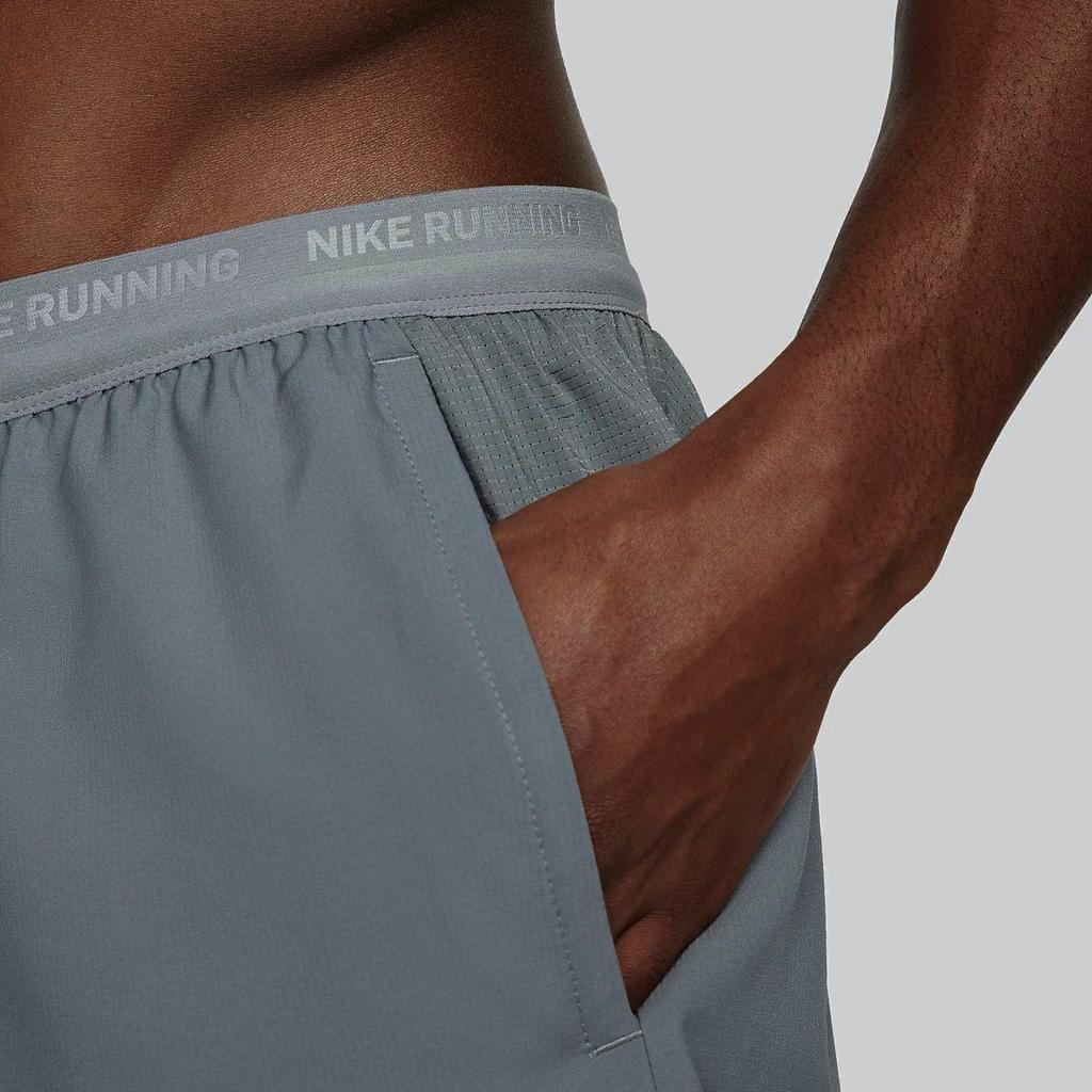 Nike Oddychające Lekkie Odprowadzające Pot Sznurowane Trzy Czwarte Spodenki Casual Męskie spodenki Dymnoszare DM4760-084