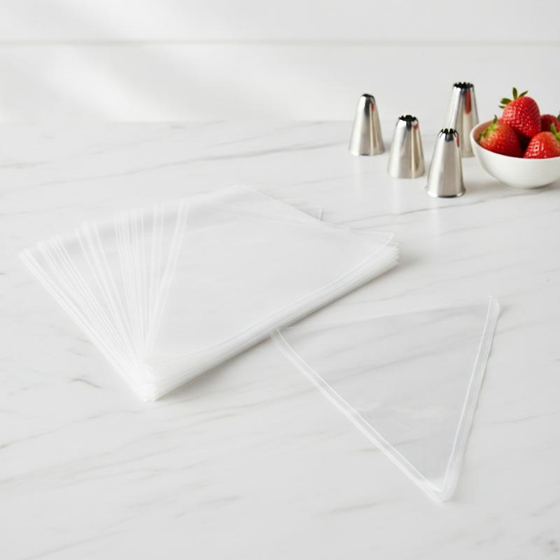 100Pcs Disposable Piping Bags Burst Proof Thick Material 3 Sizes Perfect For Cake Decorating Home Baking Pastry Making
