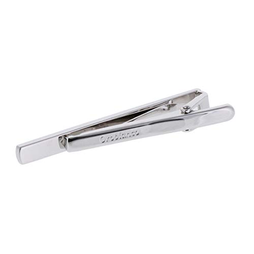 Orobianco Men's Tie Clip, Silver, ORT301