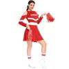 Bohemian Cheerleader Costume Set With Cotton Blend Fabric For Cosplay And Costume Parties