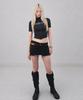 Dogeumaegseu Zip Belt Mini Skirt De04