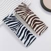 Sweat Absorbing Sports Headband Wide-brimmed Yoga Headband New Zebra-print Headband  Sports