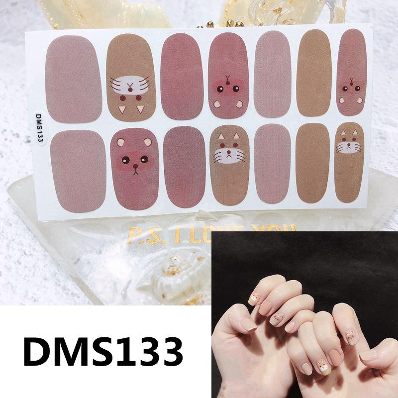 New Adorable Cartoon Expression Nail Stickers - Fun, Cute, No-Bake Design