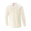 Li-Ning Basketball Series Color Block Letter Round Neck Comfortable Breathable Versatile Long Sleeve T-Shirt Men Tops Xuan-Paper-White AHSVA49-1