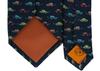 [SIMON CARTER] Simon Carter Colorful Car Silk Tie (Navy)