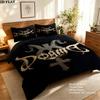 Dogma Pattern Bedding uilt Set uilt Cover Pillowcase Home Decoration Birthday Gift (1 * duvet cover + 2 * pillowcase without core)