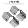 10Pcs Thickened Stainless Steel Triangle Bracket Fixed 90 Degree Right Angle Partition Furniture Hardware Connector Accessories