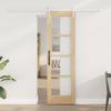 vidaXL Sliding Door with Hardware 61x198.5 Cm Solid Pine Wood 3332405