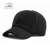 Hat women's autumn and winter new lamb wool corduroy splicing cap thermal baseball cap casual versatile
