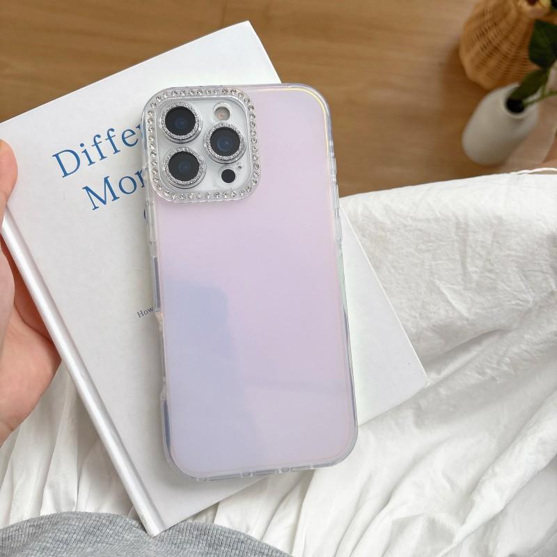 

Чохол для телефону 2-в-1 з круглими краями, підходить для IPhone 16 ProMax, Apple 15PM, кольоровий, з дрібними отворами, желе iPhone 13 Pro фіолетовий