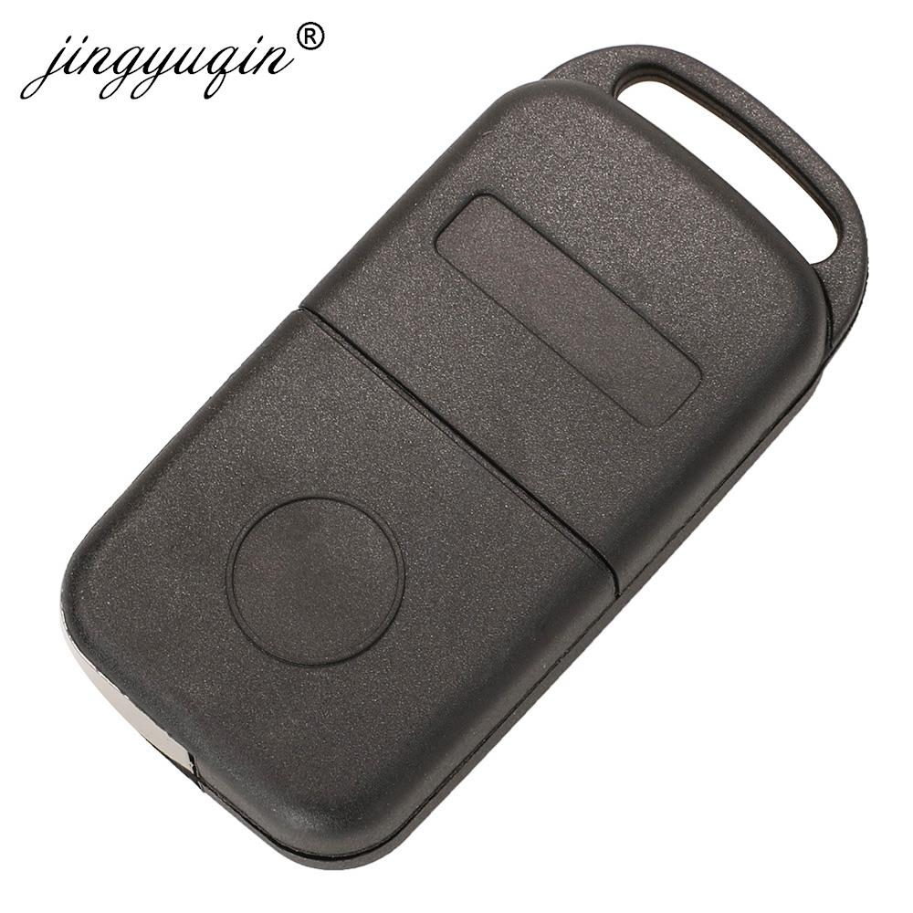 Jingyuqin Flip Folding Remote Key Shell 1/2/3/4 Button for Mercedes Benz SLK E113 A C E S W168 W124 W202 W203 Auto Car Key Case
