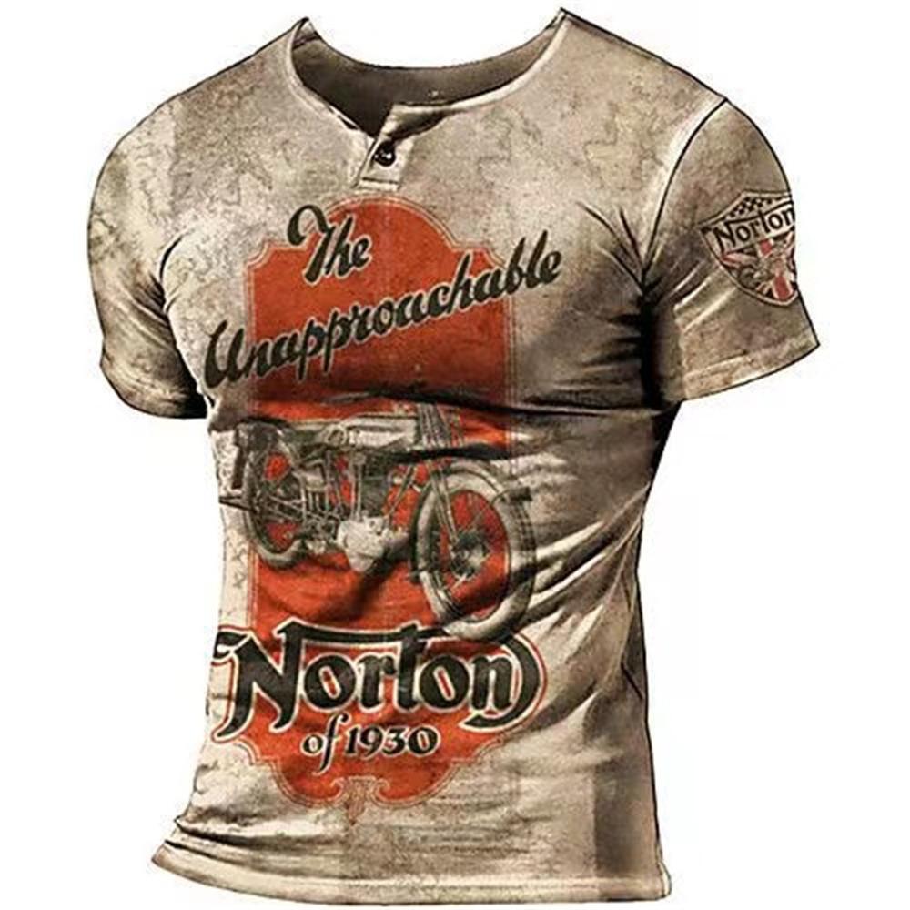 Summer Men's T Shirt 3D Printed American Top Short Sleeve Quick Dry Vintage T Shirt Men's O Neck Pullover Oversized Sportswear