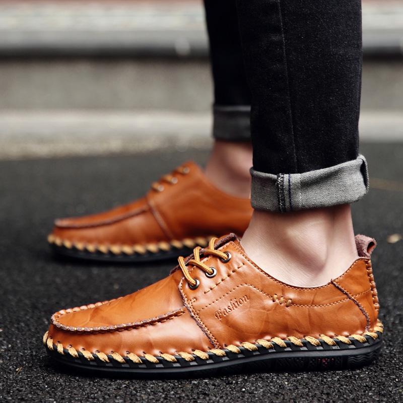 Men's Lace Up Leather Shoes Outdoor Shoes