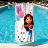 Gabby's Dollhouse Print Beach Towel Design, Soft, Lightweight. for Home Bathroom, Spa, Pool, Yoga, Surfing, Camping, Gift for Family, Friend