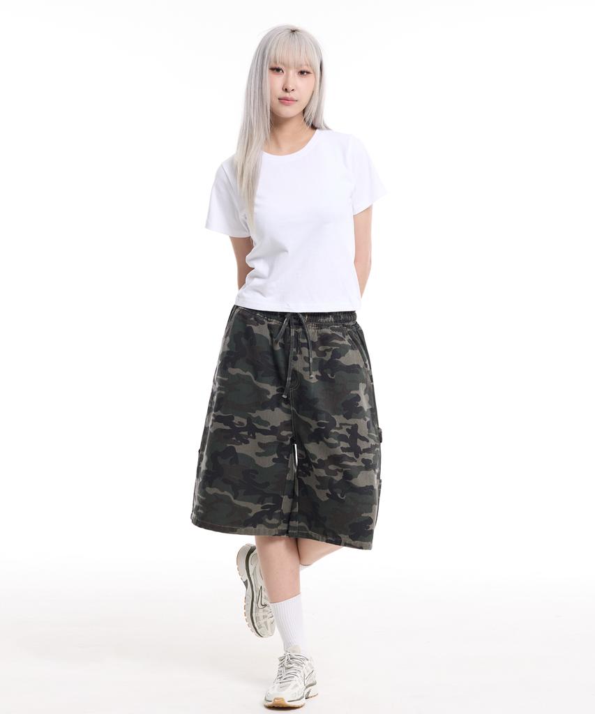 CREAM SODA LAB Women'S Standard Fit Cropped Short Sleeve Tee White