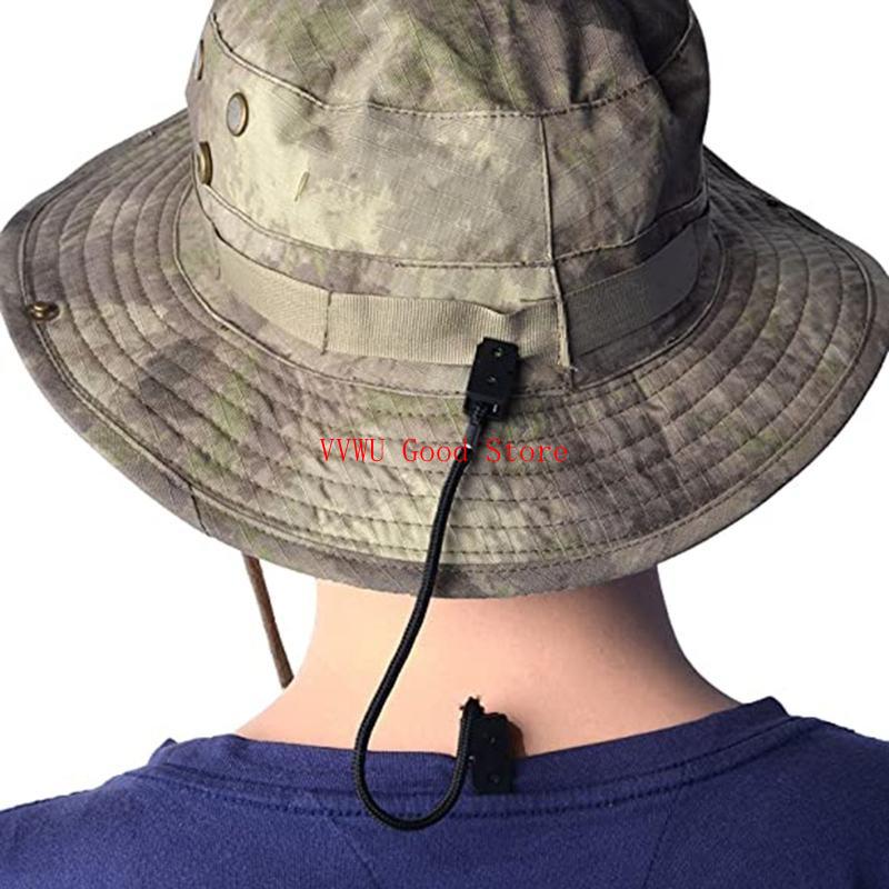6x Hutclip Anti-Verlust Halterung Hutband Winddichte Clips für Outdoor-Camping