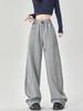2026 American-Style Wide Leg Drawstring Sports Pants: Casual, Loose-Fit, Lazy Style