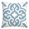 Home Decor Blue And White Ornate Pattern Pillow Covers Pattern Cushion Cover Suitable For Sofa Bedroom Car Pillow Cover