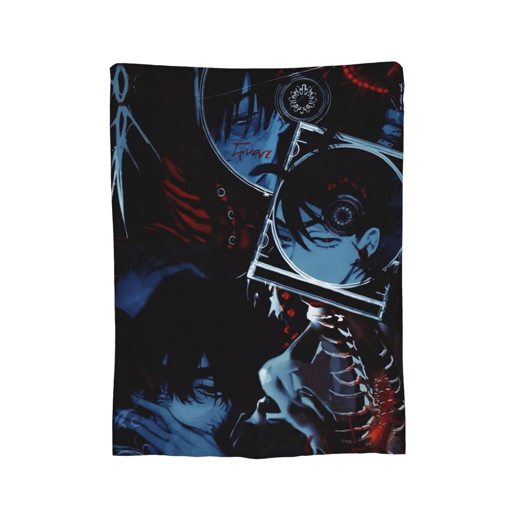Super Soft Ivan Alien stage Anime Throw Blanket Premium Flannel Fleece Lightweight Bed Blanket Fuzzy Plush Blankets All Season