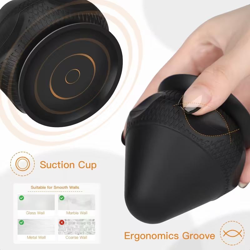 Deep Tissue Trigger Point Massage Ball with Suction Cup Multifunctional Back Neck Pain Relief Tool