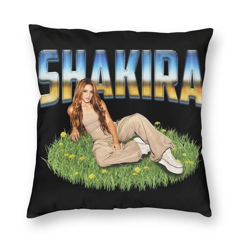 Singer Shakira Pillowcase Printing Polyester Cushion Cover Decor Throw Pillow Case Cover Seat Square 45X45cm