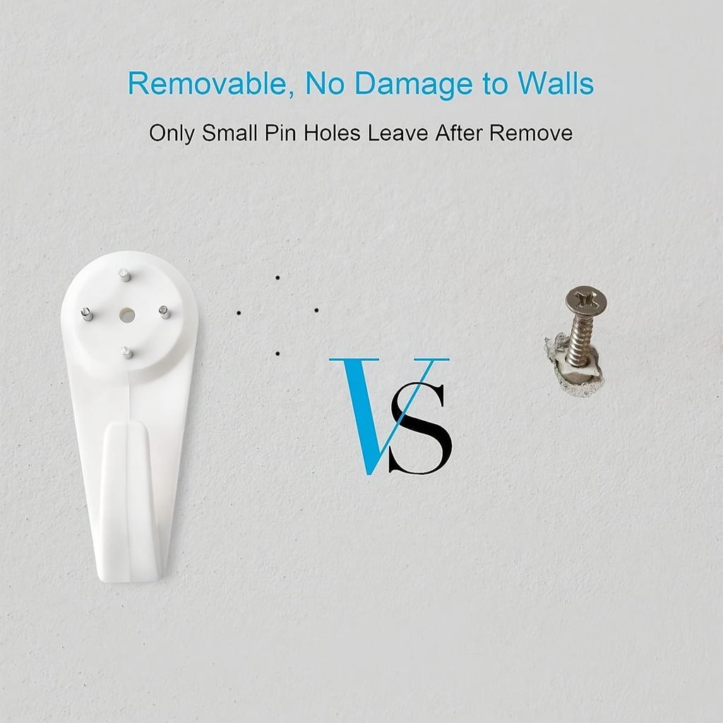 Invisible Nail, Seamless Wall Hook for Wedding Photos and Picture Frames - No Drilling Required, Strong Adhesive Hooks, Utility Hooks