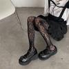 Lolita Lace Fishnet Stockings Pantyhose Leggings Stockings Sexy Pattern Underwear Women White Tights Retro Slim Super Stretch