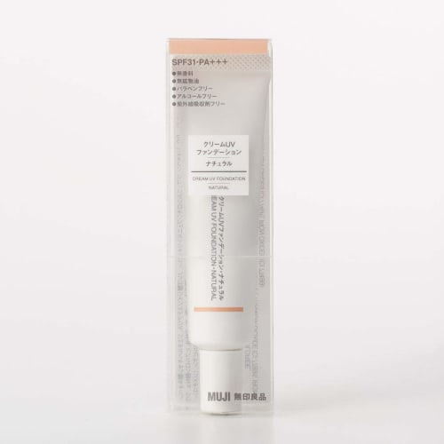MUJI Cream UV Foundation/Natural SPF31/PA+++ 30g 02124663