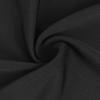 New Women's High Waist Black Straight Wide Leg Pants, Polyester Blend Patchwork Lightweight Trousers for Office & Street Fashion