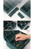 Lockable Three-Layer Velvet Jewelry Box with Earring, Ring, and Bracelet Storage
