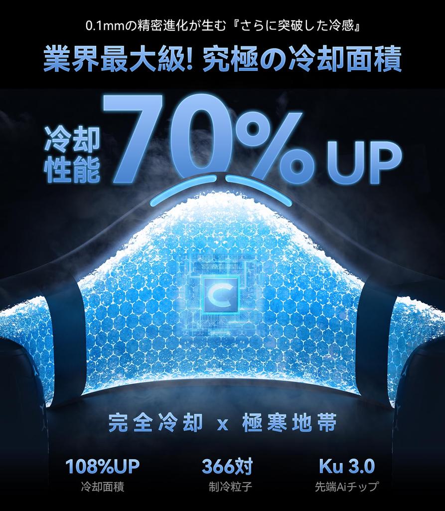 Model The Ultimate Cooling Neck TORRAS COOLIFY Cyber Neck Cooling Neck Peltier Heatstroke Portable Bladeless Black [2025 - Cooler] Cooler, Plate, Fan,