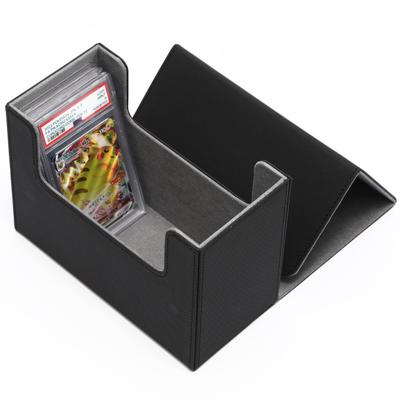 Caja de Almacenamiento PSA Cospys Caja de Almacenamiento Magnética para Tarjetas para Almacenar Artículos de Tasación x para (Negro Gris, PSA)