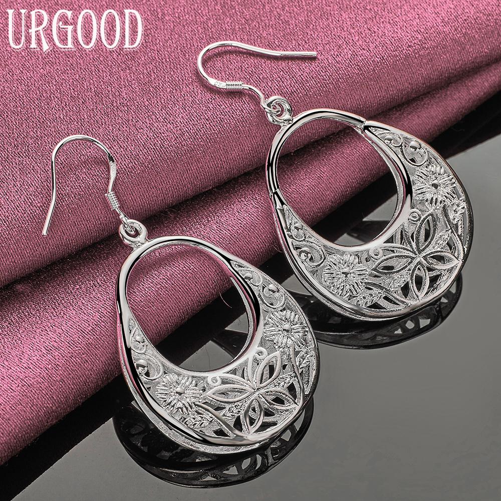 925 Sterling Silver Wedding Jewelry Fashion Pendant Earrings