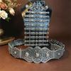 Premium Zincs Alloys Wedding Belt And Armors Intricate Authentic Caucasian Themed Durability Waist Belt For Grooms