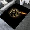 Snake and Gun Chair Mat: Office Carpet, Oversized Rug for Home Decor, Sofa Mat, Desk Pad Gift Suitable for Bedroom, Living Room, Any Room