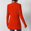 2025 European & American Korean V-neck Long Sleeve Solid Color Blazer