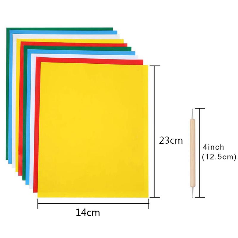 10Pcs Fabric Carbon Paper Water-soluble Handmade Cross Stitch Tool Supplies DIY Fabric Transfer Paper Embroidery Tool Sewing Acc