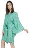 Moomaya Turkish Maxi  Kaftan  For Women Short Casual Mini Beach Dress Swimsuit Cover
