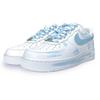 Nike Scarpe da Skateboard Nike Air Force 1 Basse da Uomo Blu Bianco CW2288-111(Team371-)