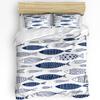 Animal Green Fish Duvet Cover Bed Bedding Set For Double Home Textile Quilt Cover Pillowcases Bedroom Bedding Set (No Sheet)