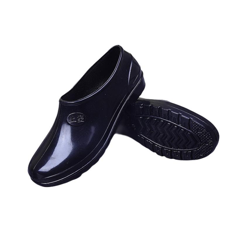 Autumn and Winter High Tube Mesh Rain Shoes Men's Lightweight Long Tube Warm Rain Boots Wear-resistant Water Shoes Waterproof Men's Work Shoes