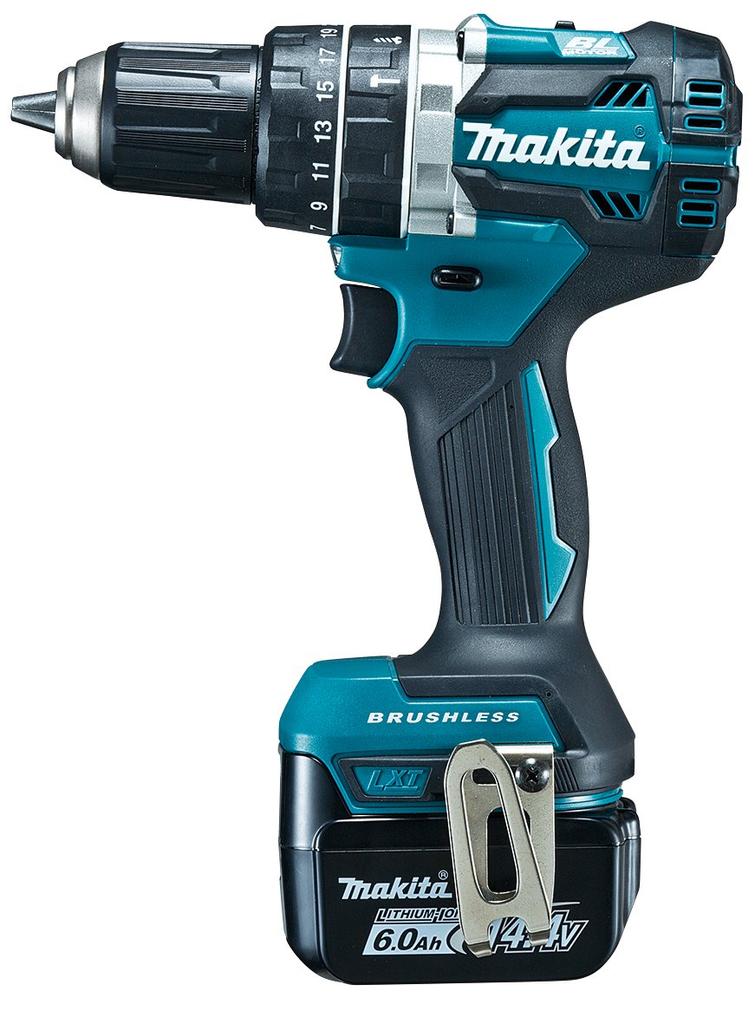 Makita HP474DRGX Cordless Impact Drill, Blue, 14.4V, 6.0Ah