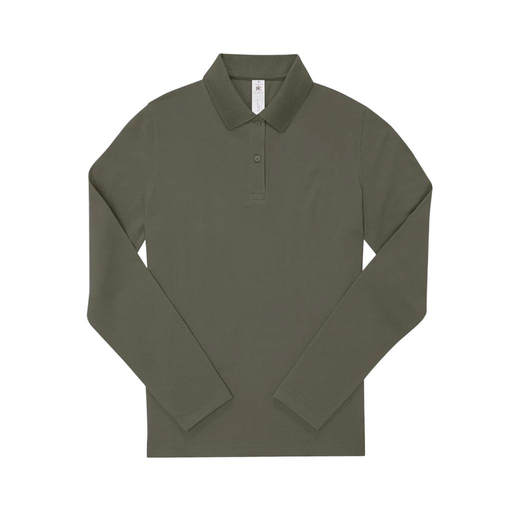 B&C Womens/Ladies My Polo 180 Long-Sleeved Shirt